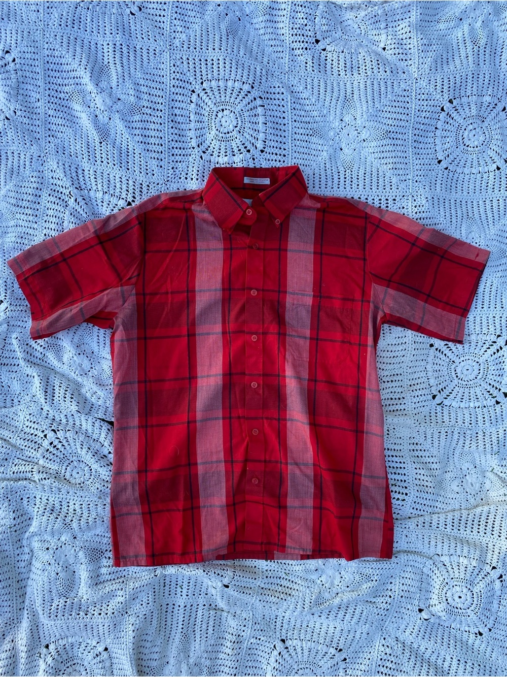 Vintage campus plaid shirt